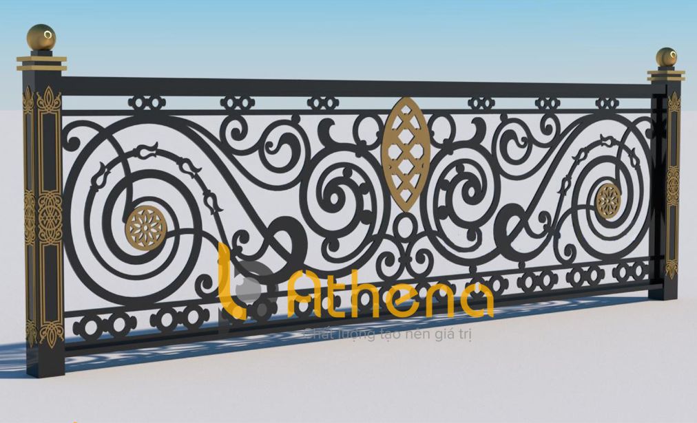 Mẫu lan can CNC