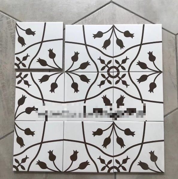 Gạch bông trang trí phòng khách 20x20