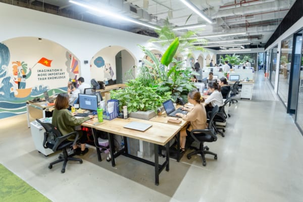 Thiết kế không gian xanh văn phòng