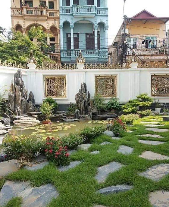 Thiết kế thi công hòn non bộ