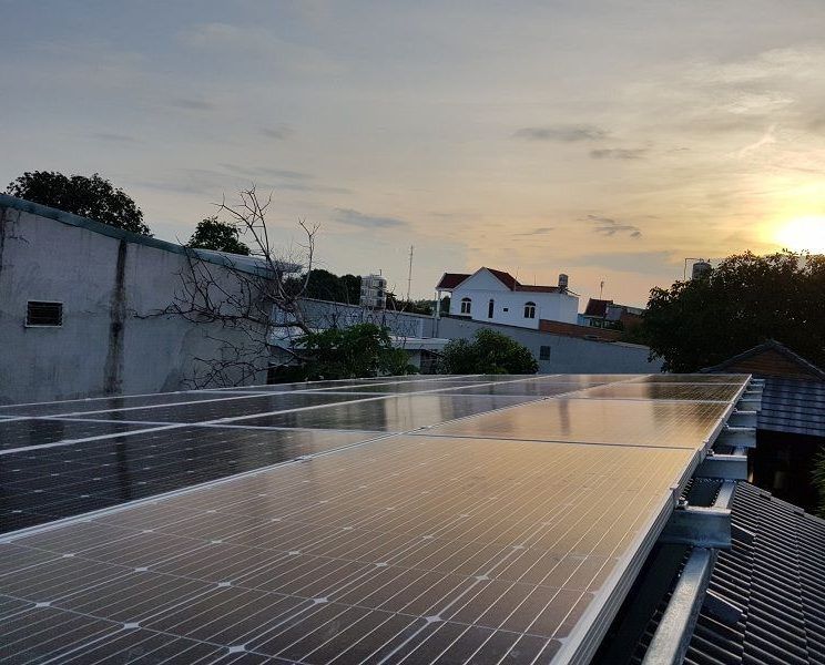 Hệ thống điện mặt trời hòa lưới công suất 154 kWp