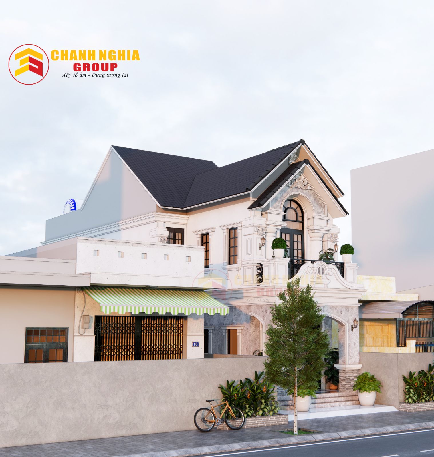 Nhà phố Tân cổ điển