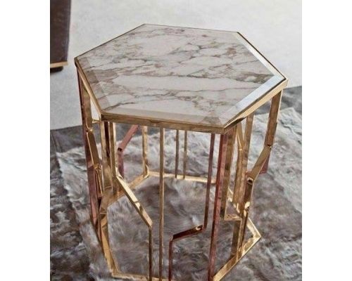 Ghế ngôi kim loại kết hợp mặt đá