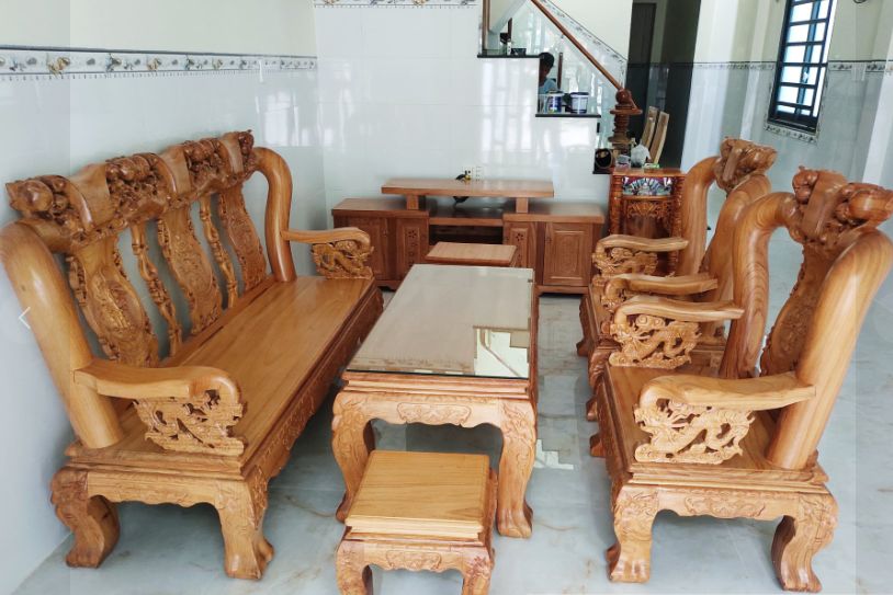 Bộ bàn ghế gỗ 