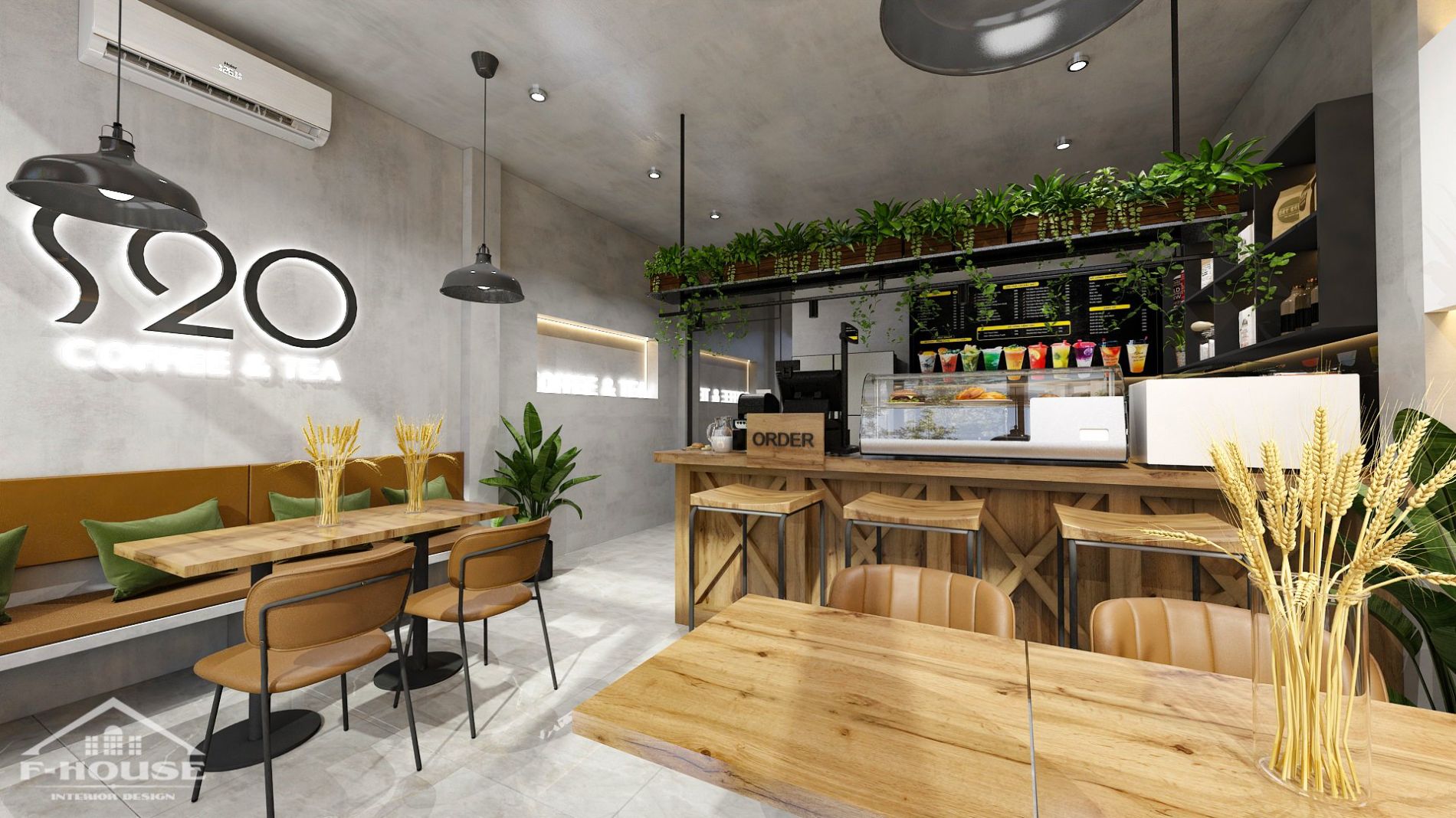 Thiết kế quán cà phê