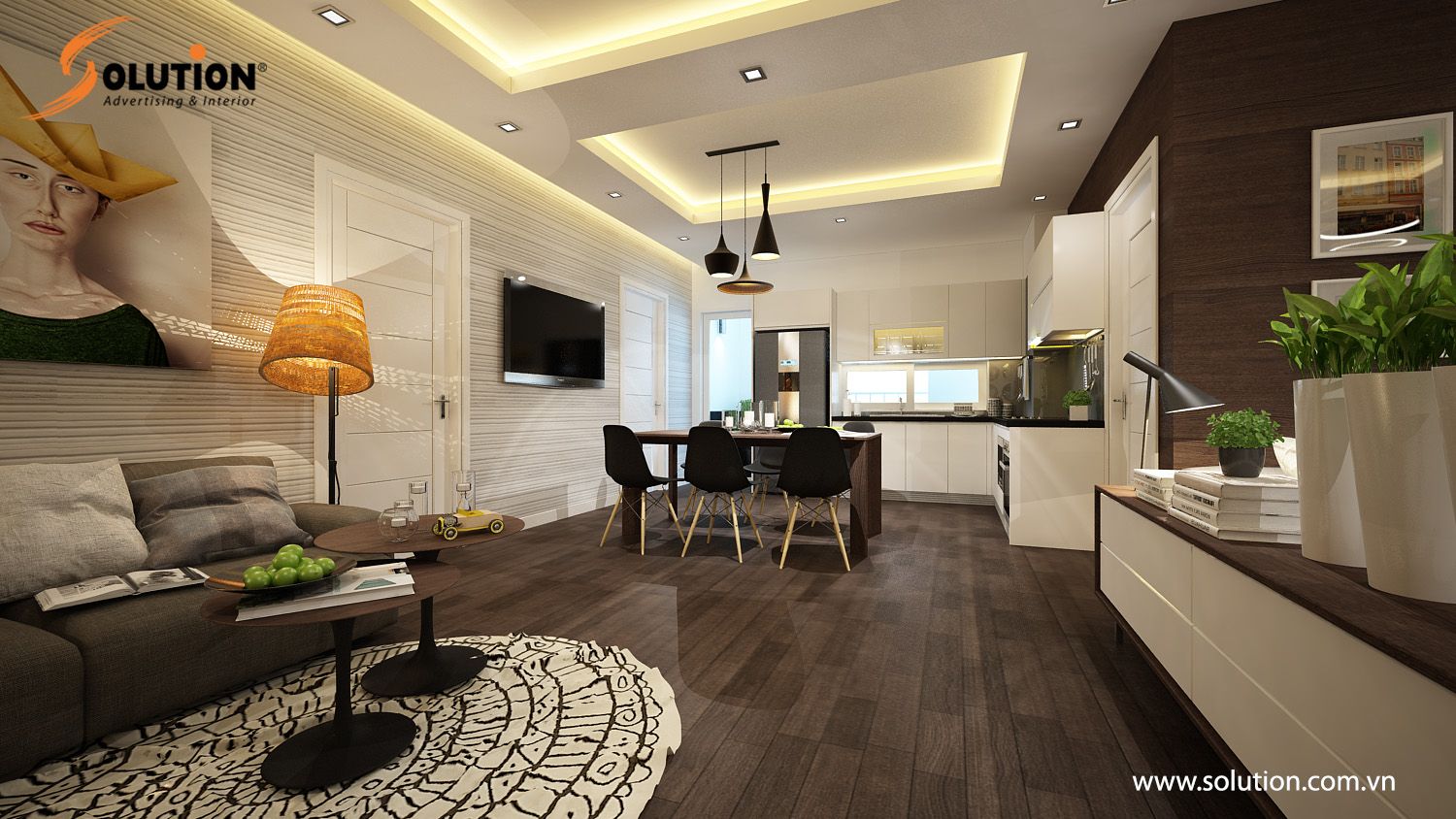 thiết kế thi công nội thất chung cư
