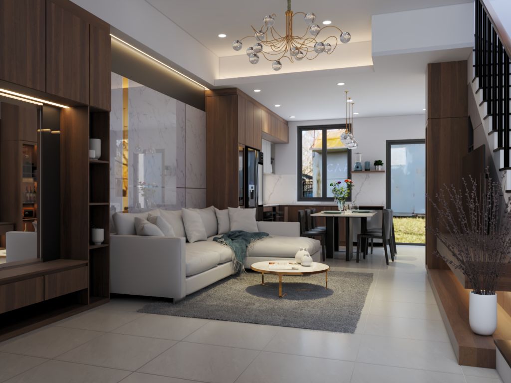 Thiết kế nội thất phòng khách