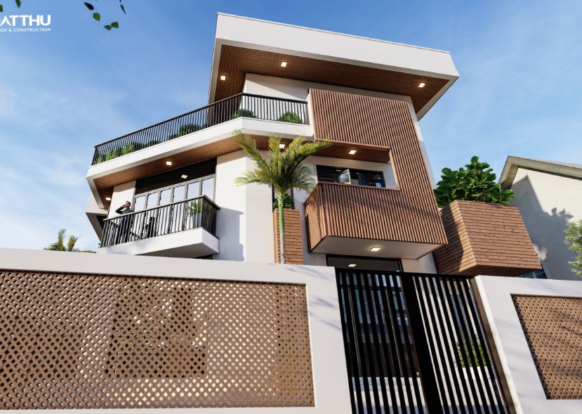 THIẾT KẾ LÔ GÓC HAI MẶT TIỀN HIỆN ĐẠI