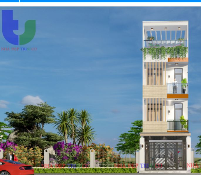 NHÀ PHỐ HIỆN ĐẠI 4 TẦNG
