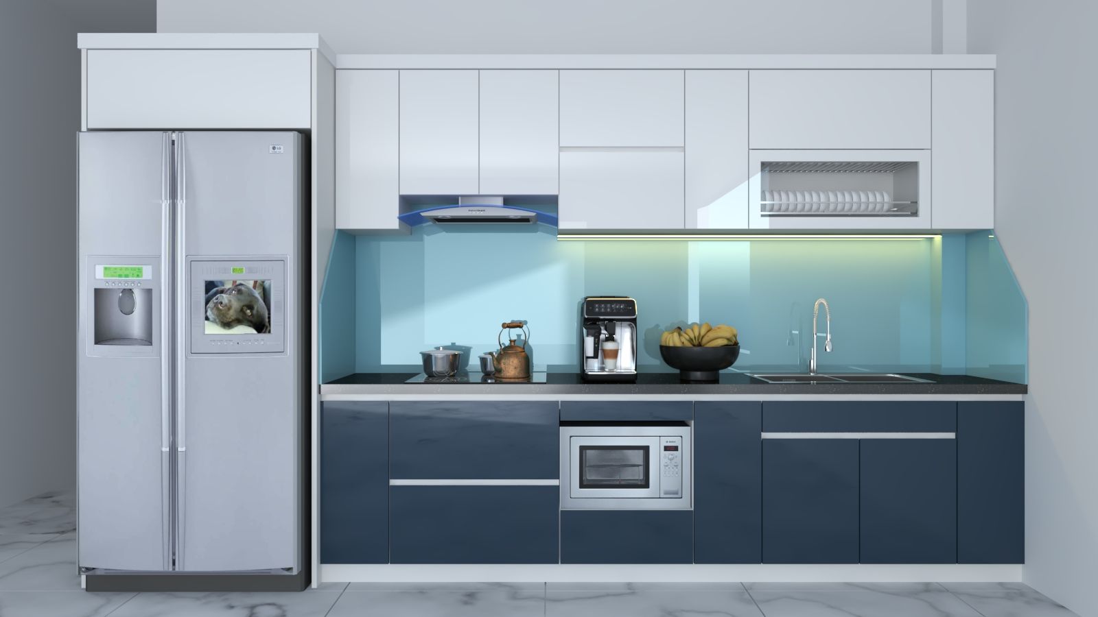 Tủ bếp nhựa picomat