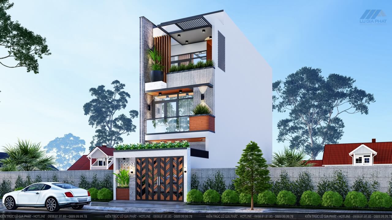 Thi công nhà hiện đại