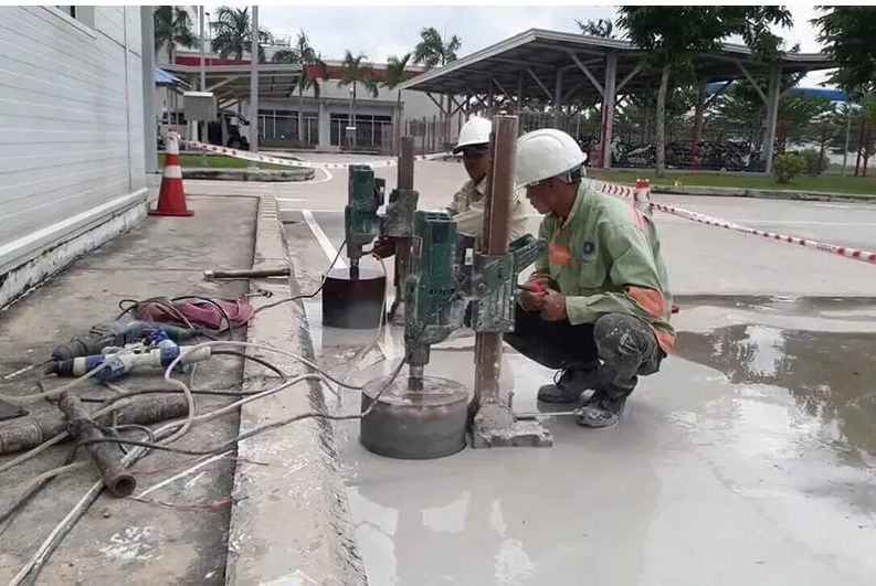Khoan cắt bê tông