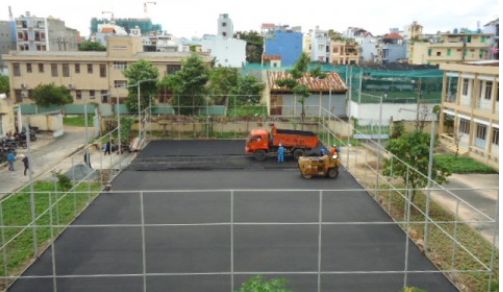 Thi công sân tenis