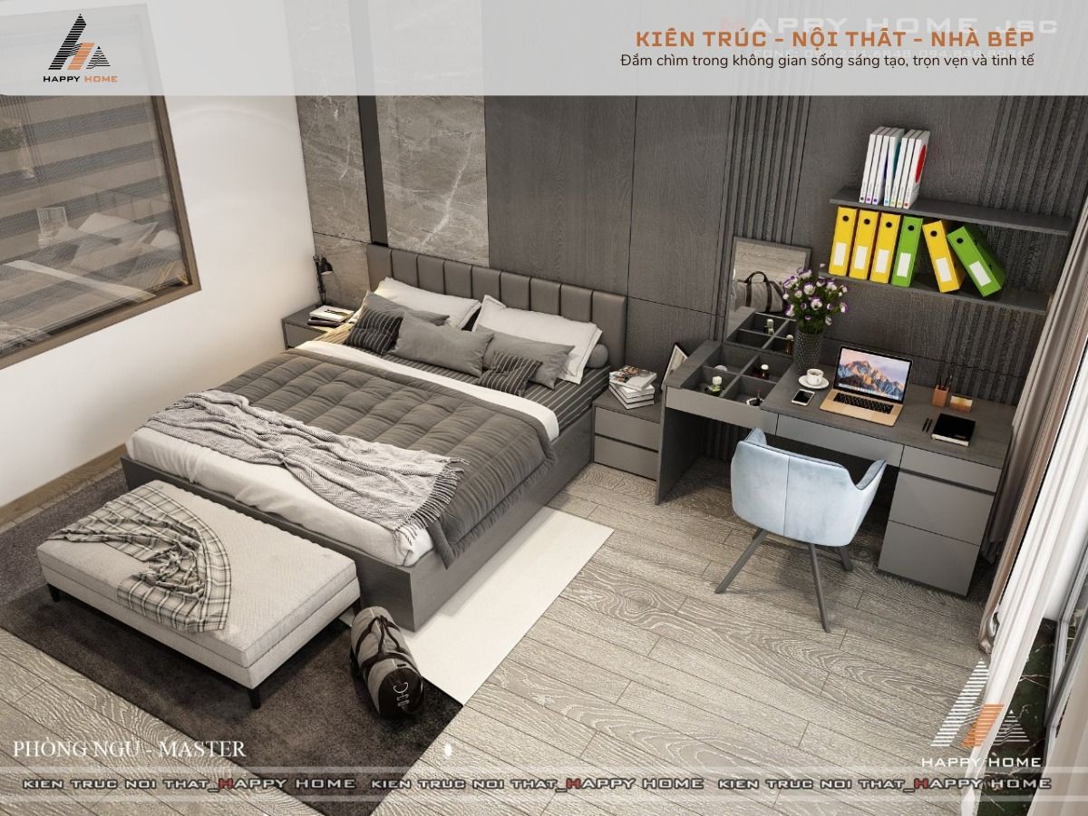 Thiết kế thi công nội thất phòng ngủ