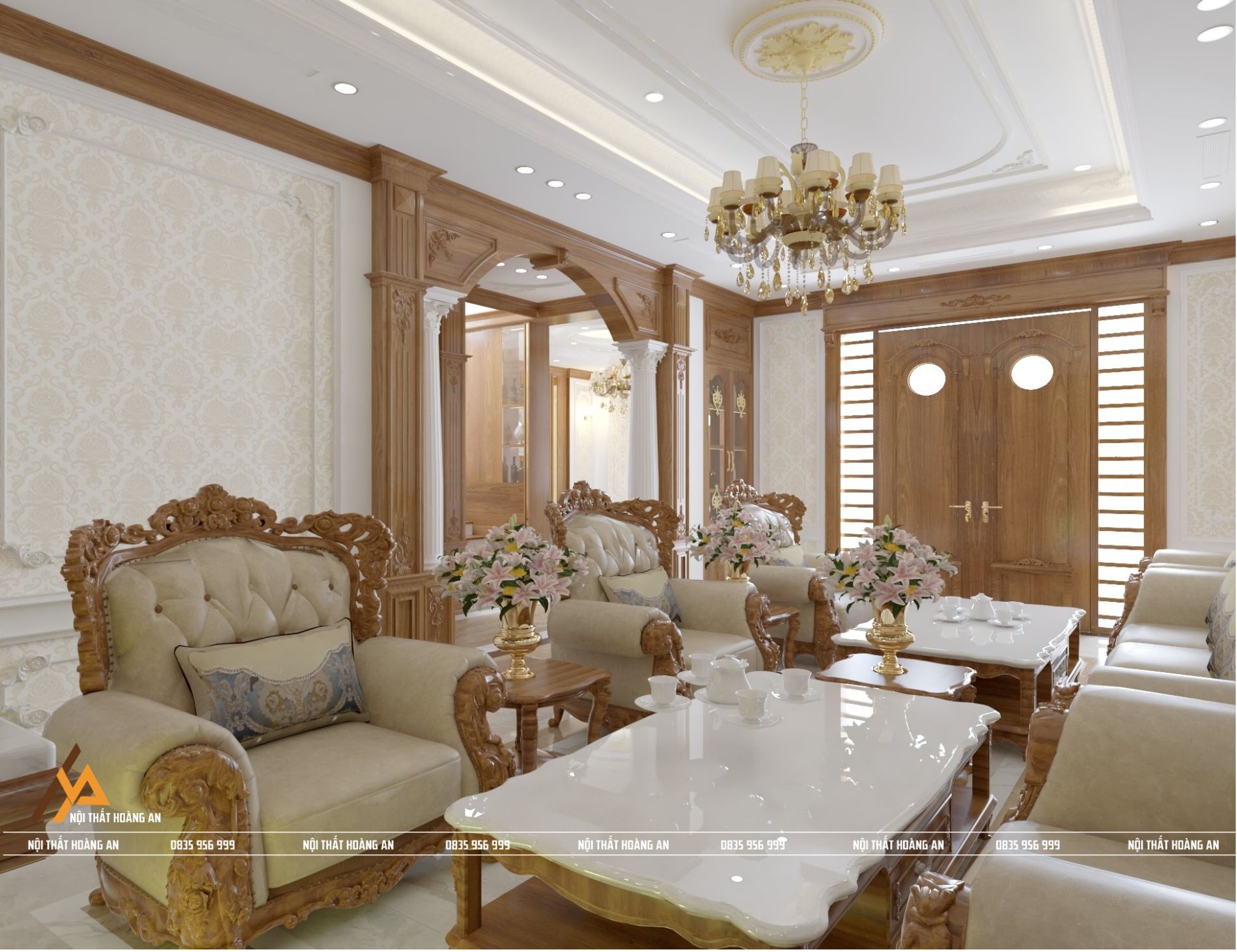 Thiết kế nội thất biệt thự