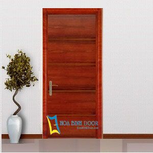 Cửa gỗ công nghiệp MDF phủ veneer KDGR4