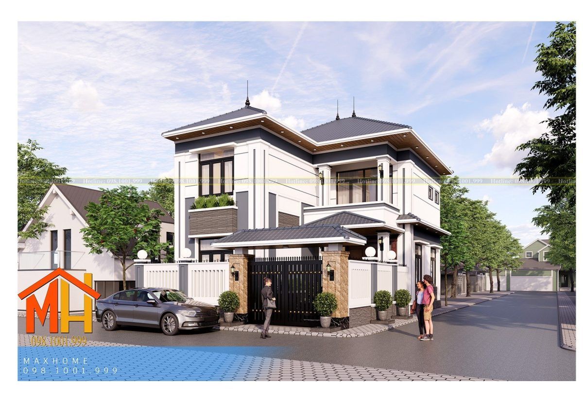 Thiết kế biệt thự mái Nhật