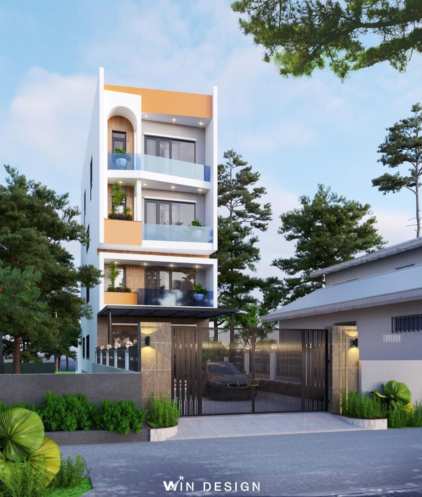 Thiết kế kiến trúc nhà phố