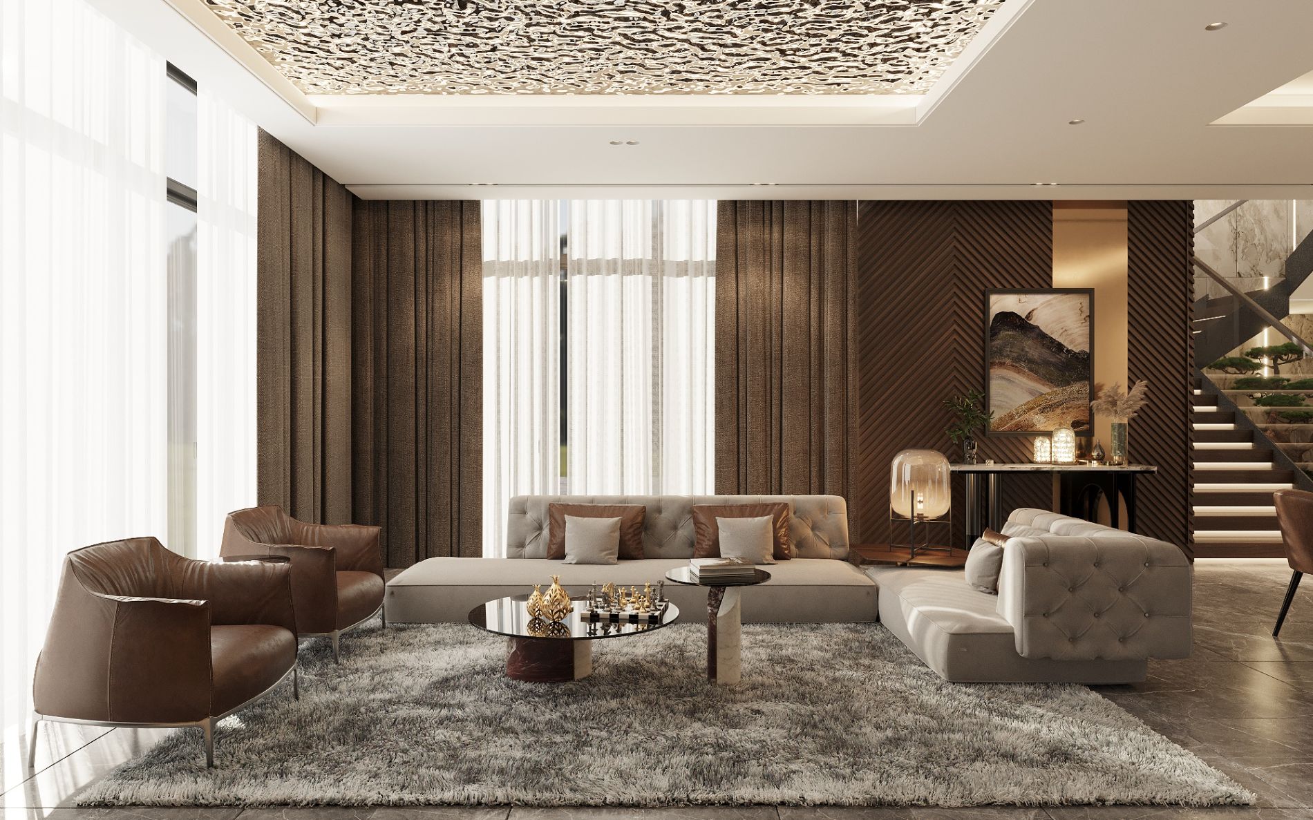 Thiết kế nội thất biệt thự Ivory Hòa Bình