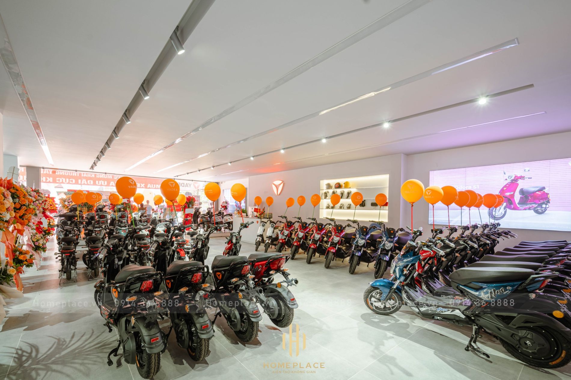 Thiết kế thi công nội thất showroom