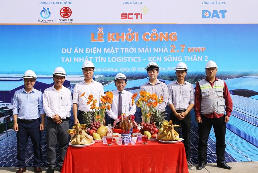 DỰ ÁN ĐIỆN MẶT TRỜI TẠI NHẤT TÍN LOGISTICS