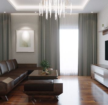 thiết kế thi công nội thất phòng khách