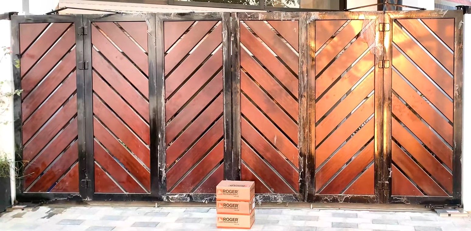 Cổng tự đống 6 cánh