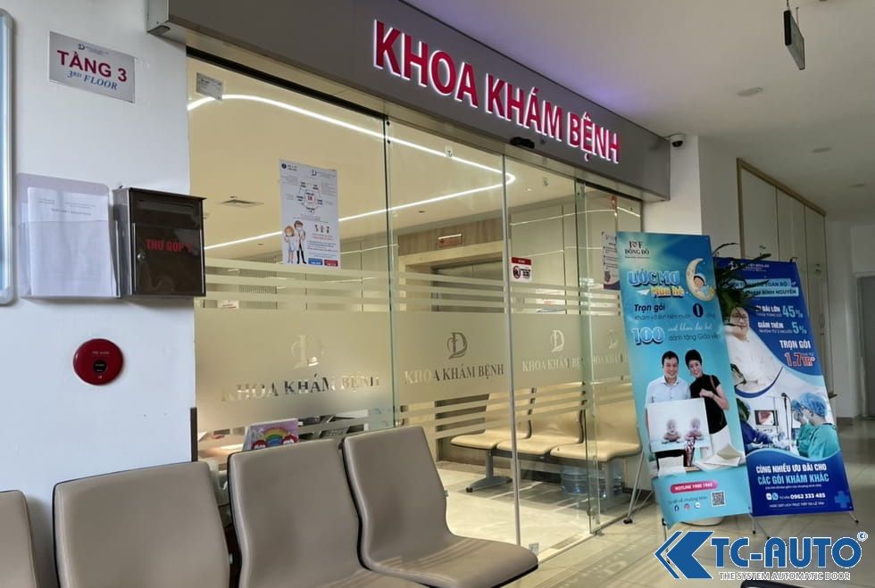 Lắp đặt cửa kính tự động cho bệnh viện