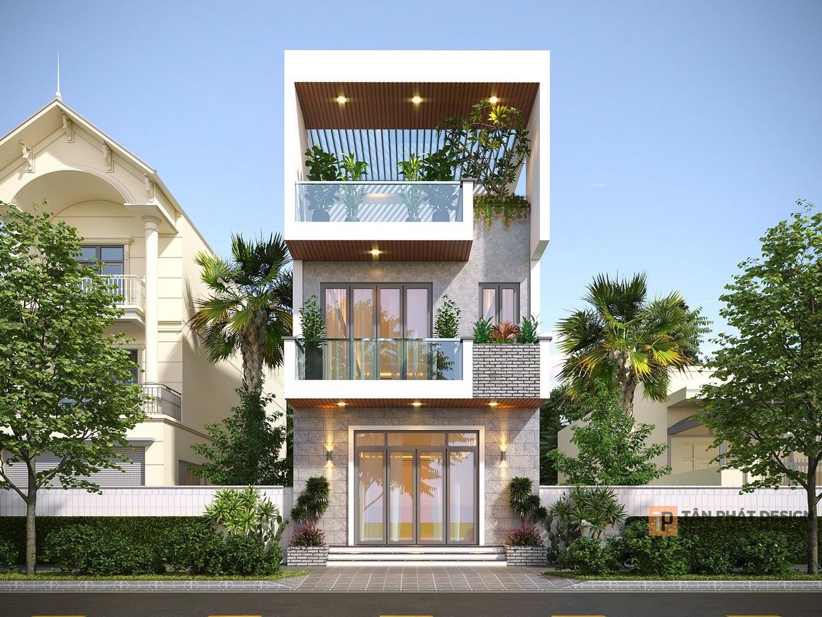 Thiết kế kiến trúc nhà phố