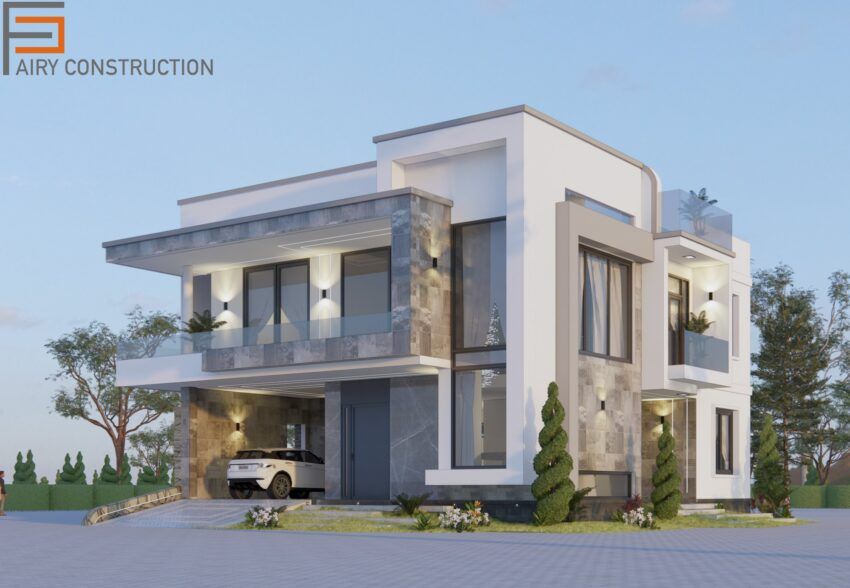Công trình biệt thự hiện đại THANG HOUSE