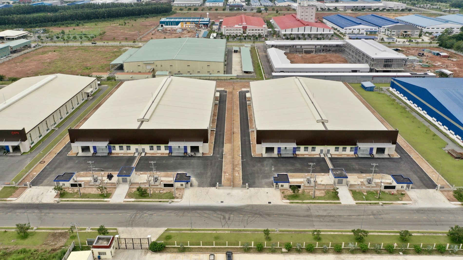 THIẾT KẾ VÀ THI CÔNG XÂY DỰNG NHÀ XƯỞNG XÂY SẴN TẠI LÔ ĐẤT 231 TẠI VSIP IIA