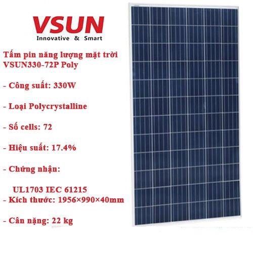 Tấm pin năng lượng mặt trời VSUN