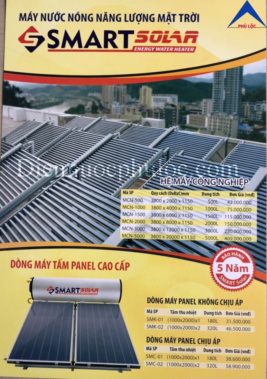 Máy nước nóng năng lượng mặt trời