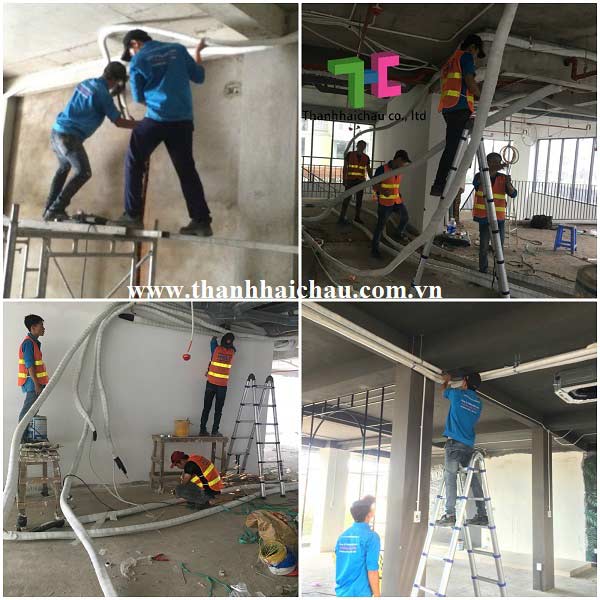 Thi công lắp đặt máy lạnh