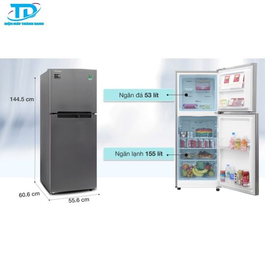 Tủ Lạnh Samsung Inverter 208 Lít RT19M300BGSSV