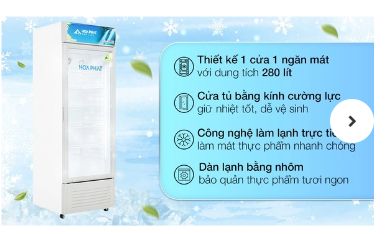 Tủ mát Hòa Phát 280 Lít HSC 700F1R1        