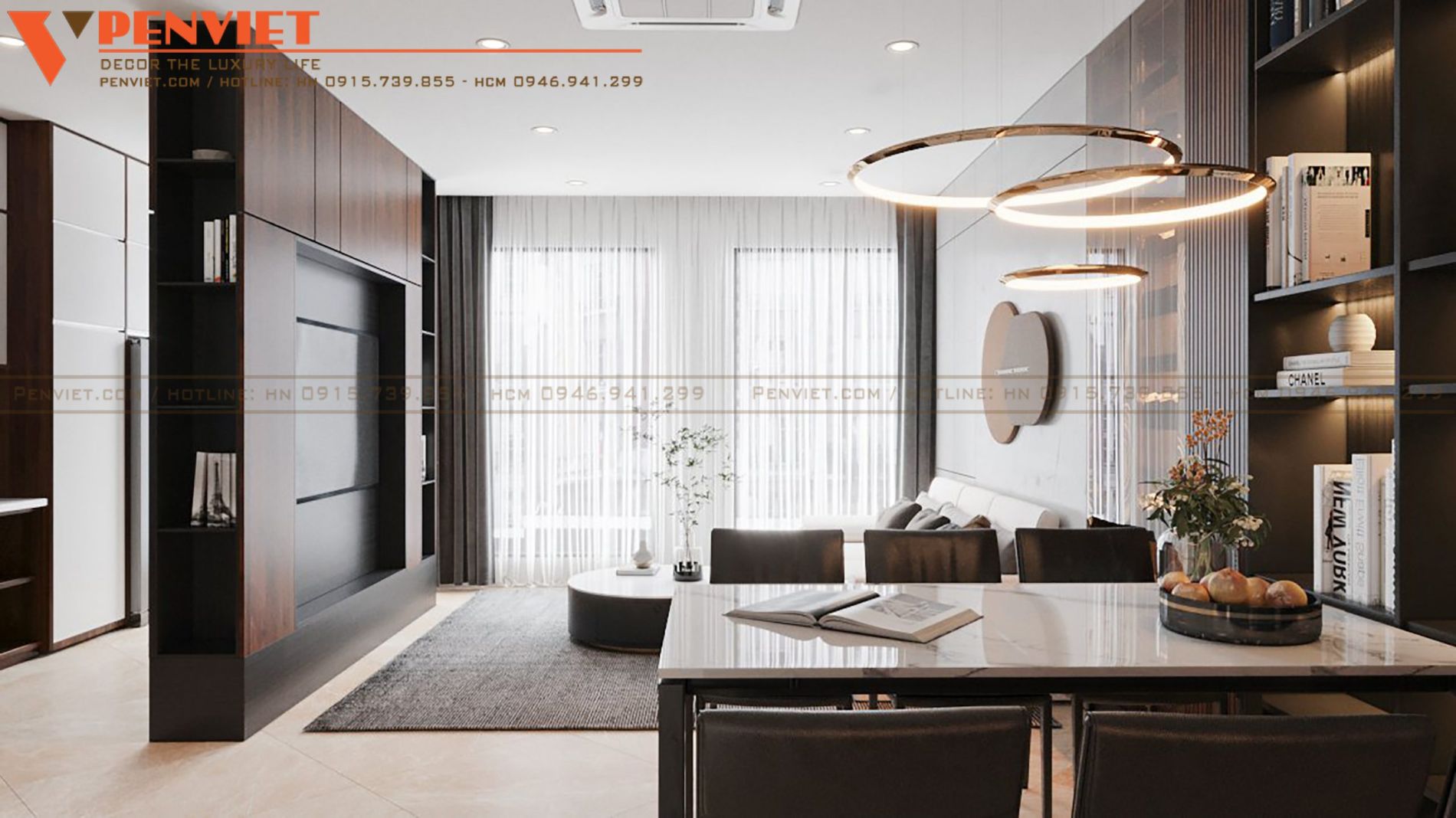 thiết kế nội thất nhà phố