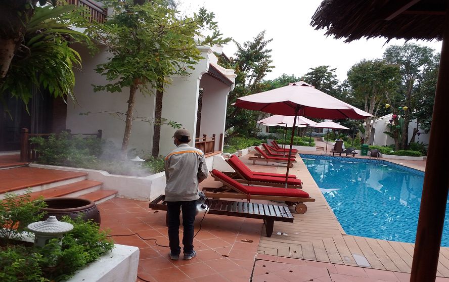 Phun diệt muỗi