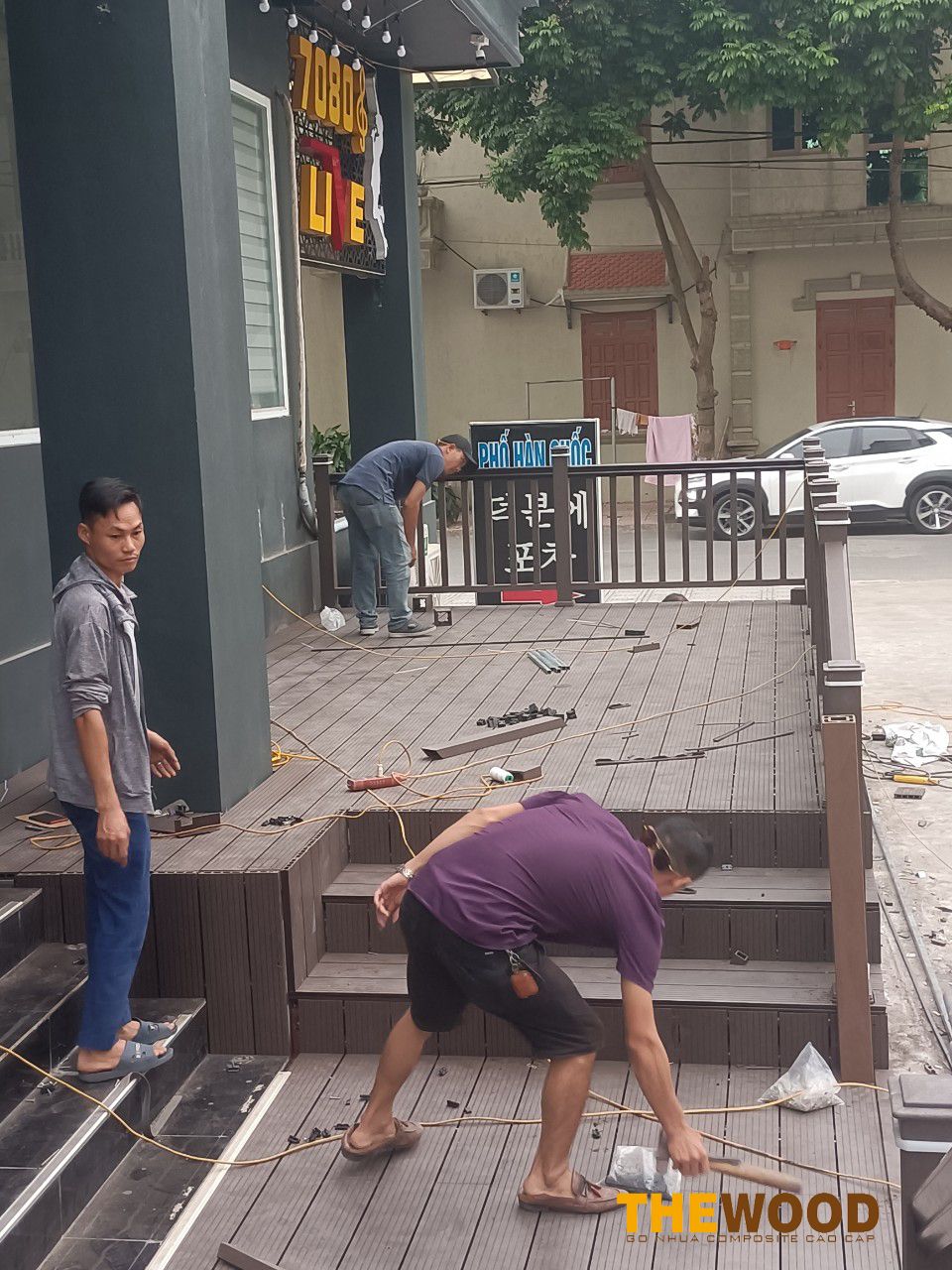 Sàn gỗ ngoài trời