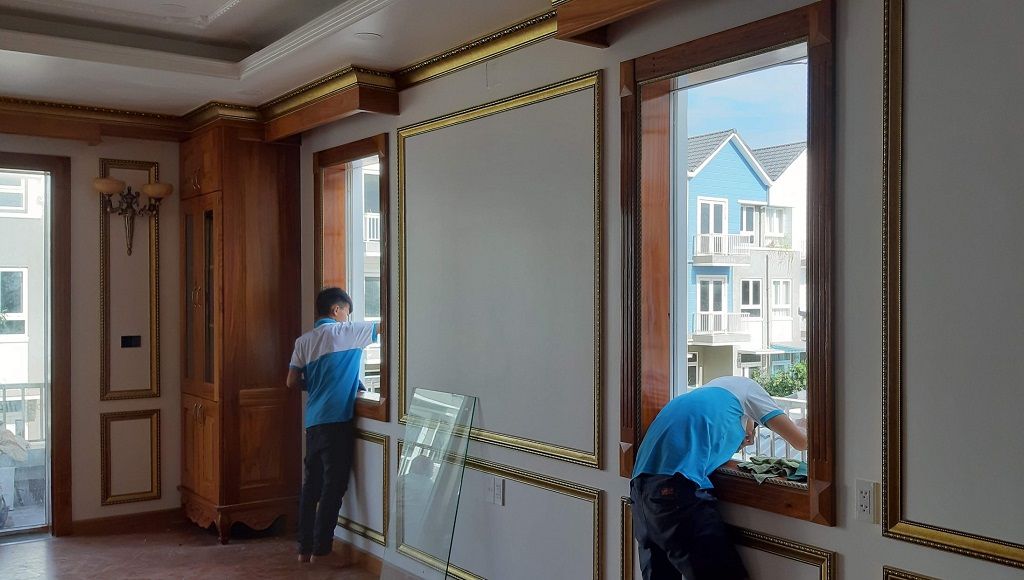 vệ sinh sau xây dựng