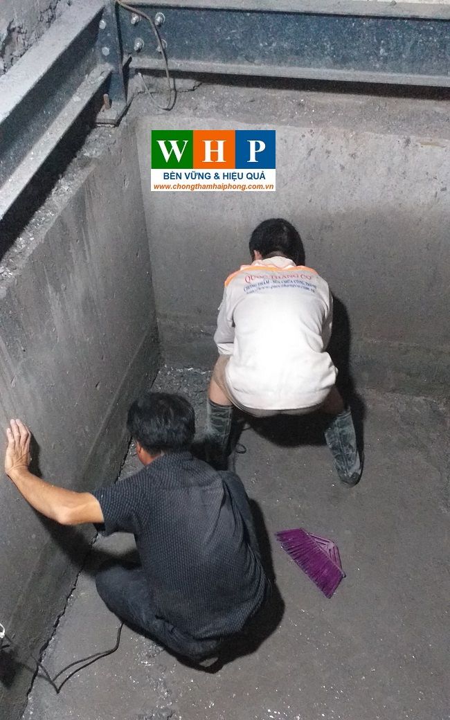 Chống thấm hố thang máy