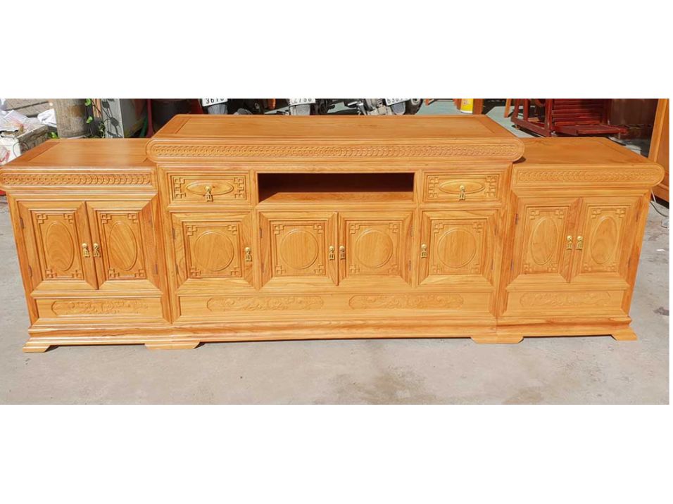 Kệ tivi bằng gỗ tự nhiên