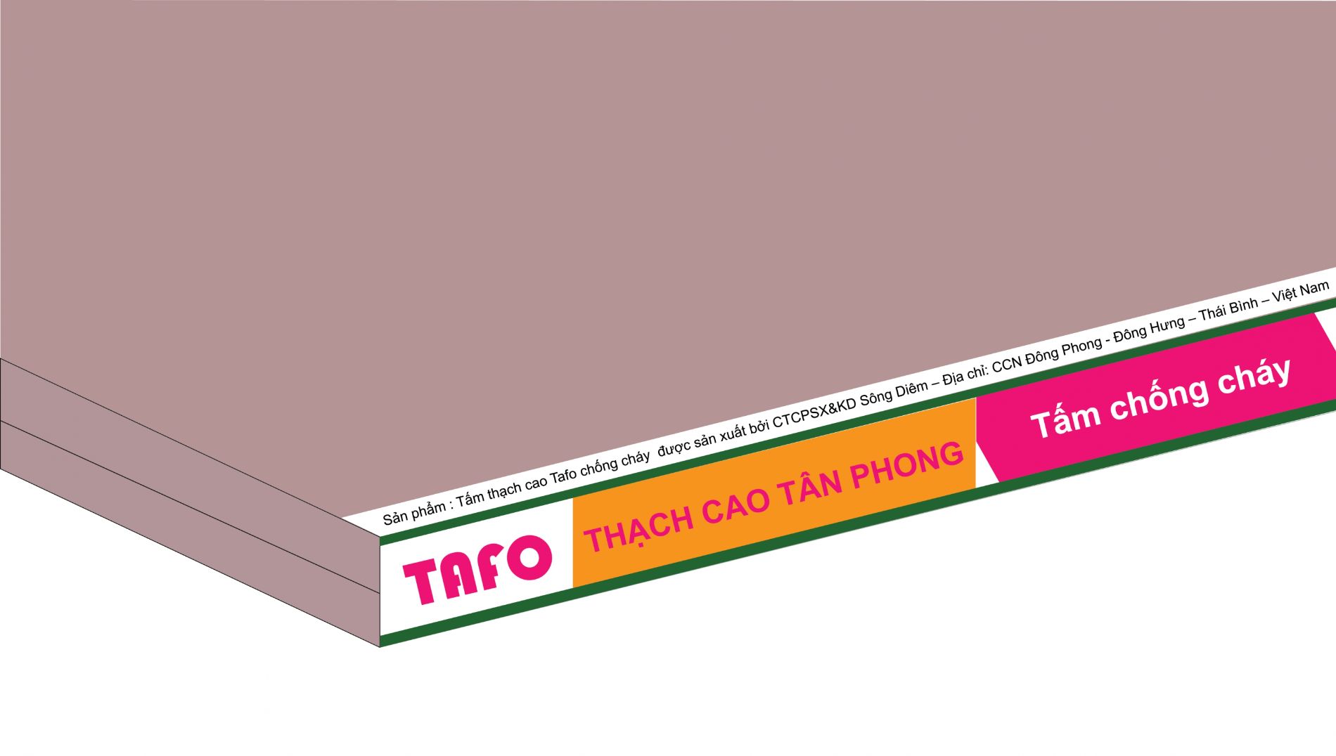 Tấm thạch cao chống cháy