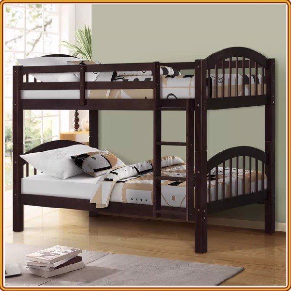 Giường 2 Tầng Xuất Khẩu GT215 Nâu