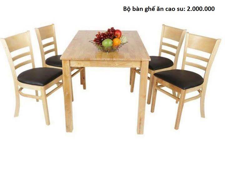BÀN ĂN GỖ TỰ NHIÊN