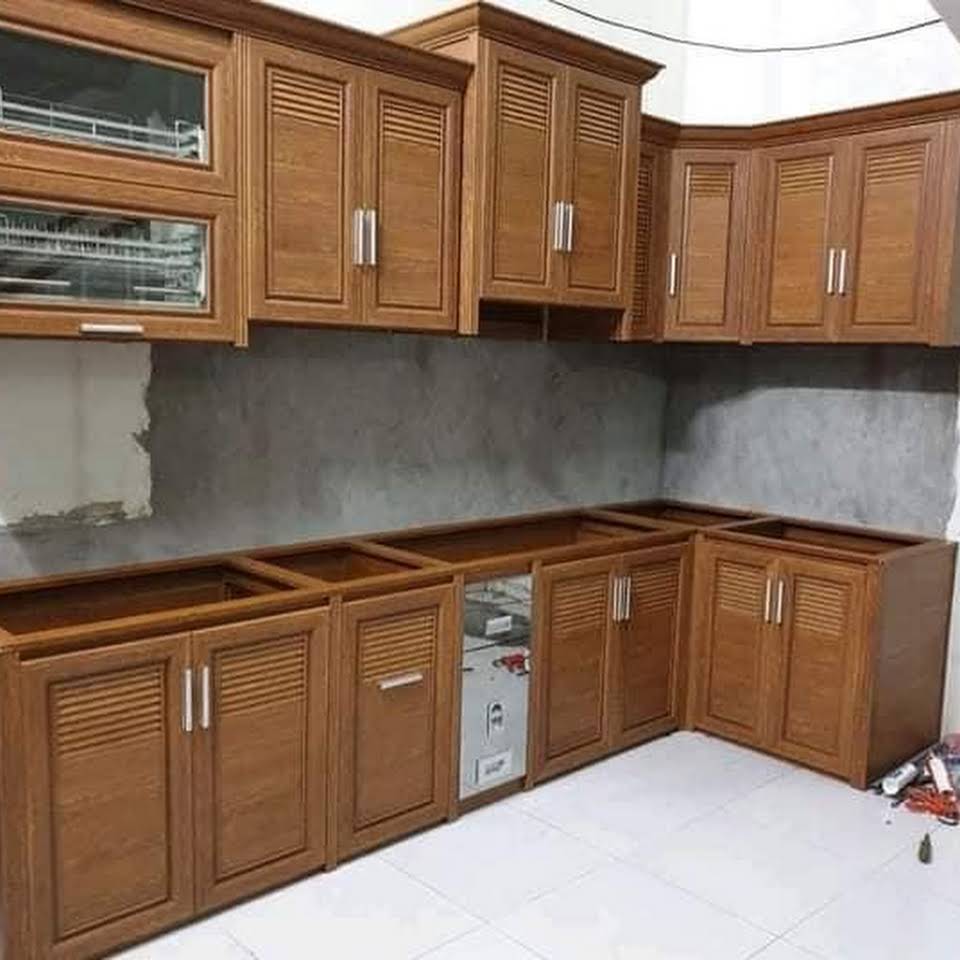 Tủ bếp nhôm 