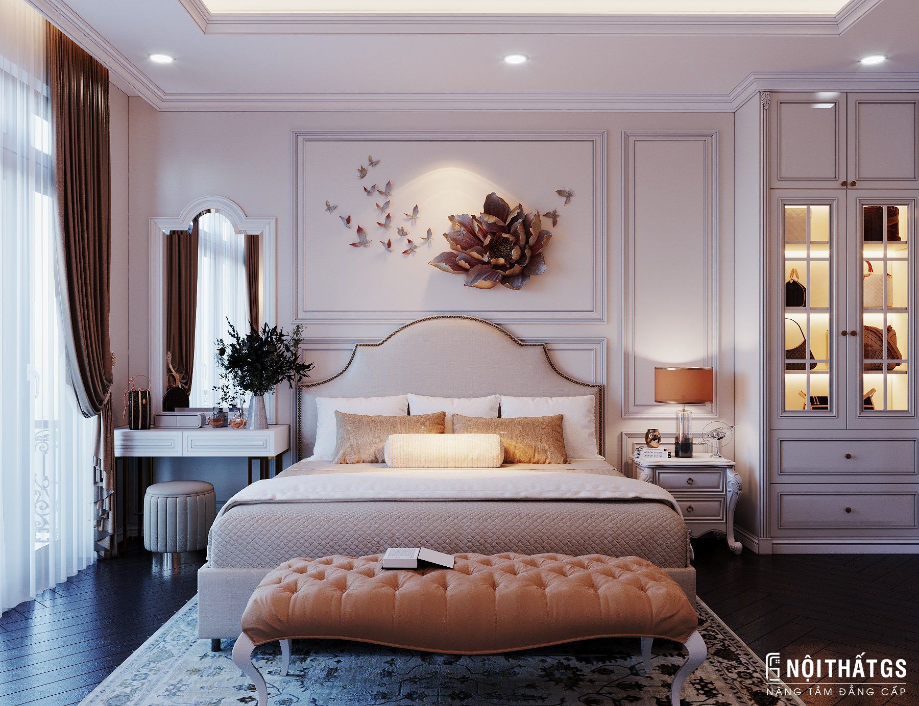 PHÒNG NGỦ TÂN CỔ ĐIỂN