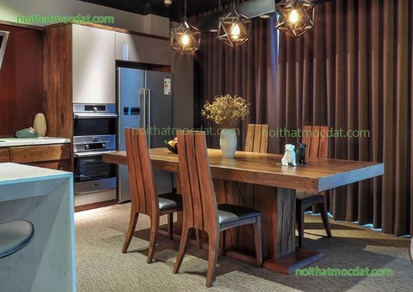 Những món đồ nội thất gỗ óc chó nổi bật cho phòng khách