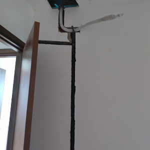Thi công điện nước của anh Châu