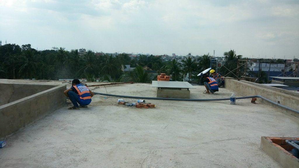 Thi công xây dựng chống thấm sân thượng